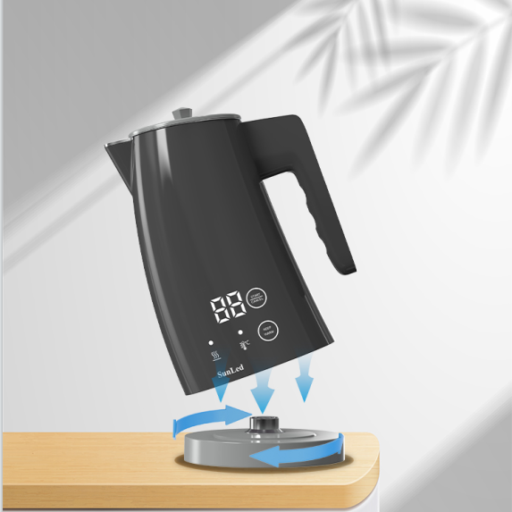 Coloured Digital Multi Electric Kettle, with LED screen, you can easily monitor the water temperature. Choose from 4 preset temperature settings: 40°C/ 50°C/60°C/80°C and enjoy the best flavor of your favorite teas and coffee.